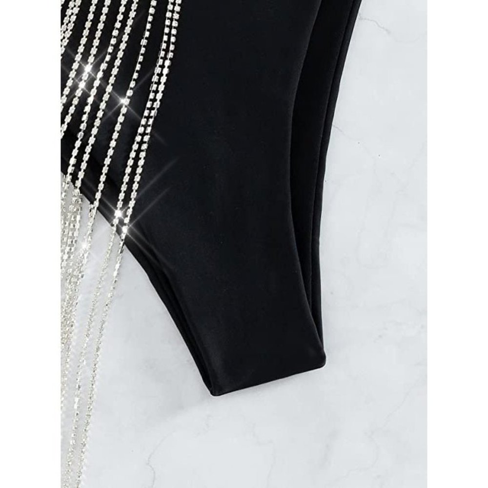 NEW Sparkling Bling Swarovski Crystal Rhinestone Bikini Bottom + Gift! - Picture 3 of 3